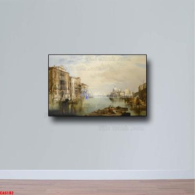 File gốc in ấn Tranh sơn dầu phong cảnh châu âu CA5182 chất lượng vượt trội