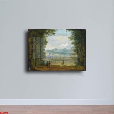 Download file gốc Tranh sơn dầu phong cảnh châu âu CA5192 (dùng cho in ấn)