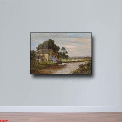 File gốc Tranh sơn dầu phong cảnh châu âu CA5214 (in lụa) cao cấp