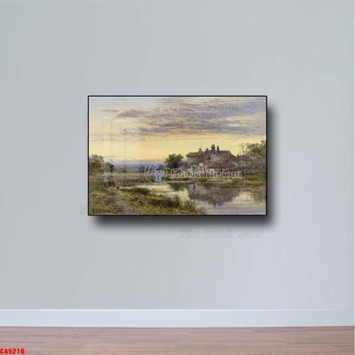 File ảnh Tranh sơn dầu phong cảnh châu âu CA5216 (gốc) in standee