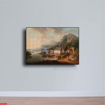 Tải về hình ảnh gốc Tranh sơn dầu phong cảnh châu âu CA5291 sắc nét