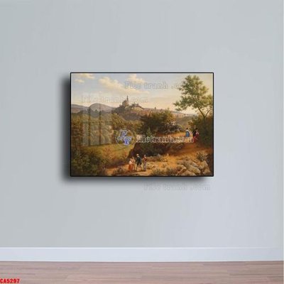 Tải file Tranh sơn dầu phong cảnh châu âu CA5297 (gốc) để in ấn ngay