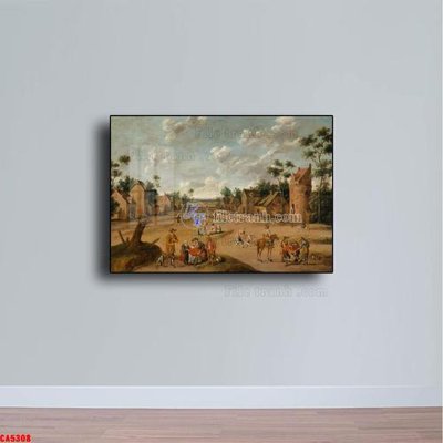 File gốc Tranh sơn dầu phong cảnh châu âu CA5308 (PNG) nền trong suốt