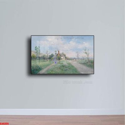 Chi tiết file tranh tráng gương Tranh sơn dầu phong cảnh châu âu CA5325 (ảnh gốc)