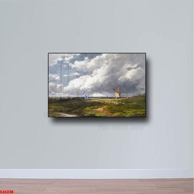 File gốc Tranh sơn dầu phong cảnh châu âu CA5336 (in ấn) màu sắc trung thực