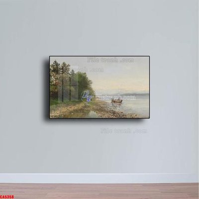 File gốc Tranh sơn dầu phong cảnh châu âu CA5358 (vector) cho in ấn