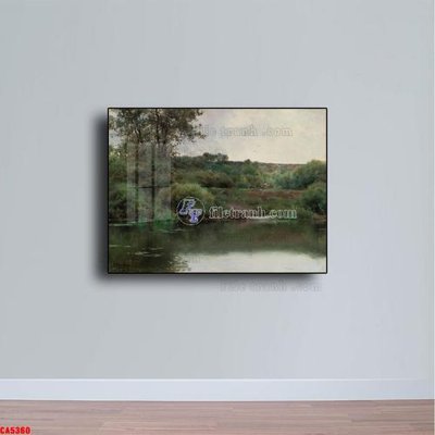 File tranh Tranh sơn dầu phong cảnh châu âu CA5360 (ảnh gốc) in trần nhà