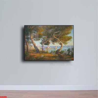 Tải file gốc Tranh sơn dầu phong cảnh châu âu CA5385 (in khổ lớn) không mờ