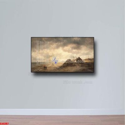 Tải file Tranh sơn dầu phong cảnh châu âu CA5387 (ảnh gốc) độ phân giải 300dpi