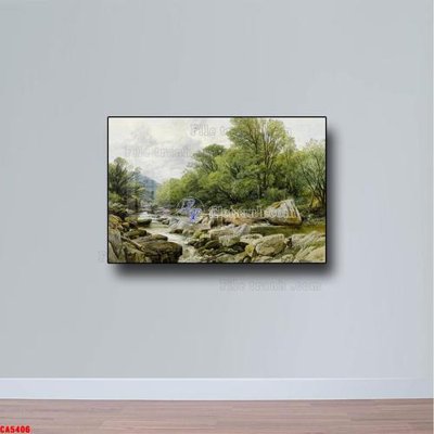 File tranh Tranh sơn dầu phong cảnh châu âu CA5406 (bản gốc) treo quán cafe