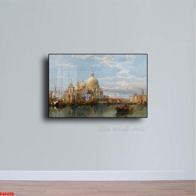 Mua file tranh gốc Tranh sơn dầu phong cảnh châu âu CA5439 tại Filetranh.com