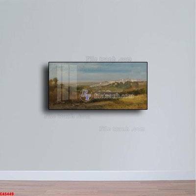 File tranh Tranh sơn dầu phong cảnh châu âu CA5449 (file gốc) chuẩn màu in