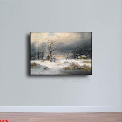 File PSD Tranh sơn dầu phong cảnh châu âu CA5483 (bản gốc) đã tách nền