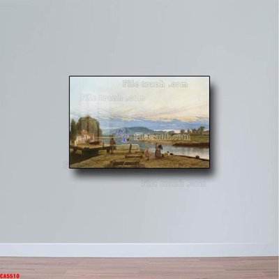 Tải file Tranh sơn dầu phong cảnh châu âu CA5510 (gốc) làm file tranh quảng cáo
