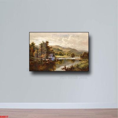 Download file Tranh sơn dầu phong cảnh châu âu CA5517 (chất lượng in ấn)