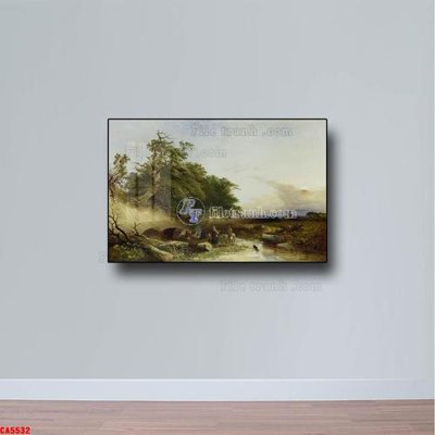 File ảnh Tranh sơn dầu phong cảnh châu âu CA5532 (gốc) in poster