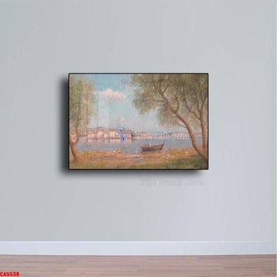 File tranh in tráng gương Tranh sơn dầu phong cảnh châu âu CA5538 (siêu nét)