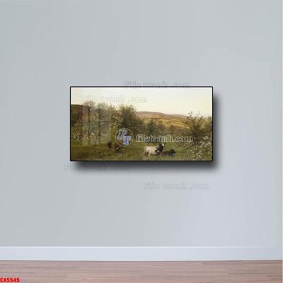 Tải file Tranh sơn dầu phong cảnh châu âu CA5545 (gốc) in ấn chất lượng