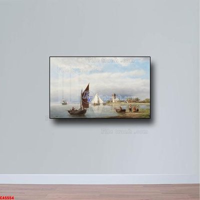 File PSD Tranh sơn dầu phong cảnh châu âu CA5554 (gốc) nhiều lớp (multi-layer)