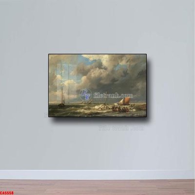 File gốc Tranh sơn dầu phong cảnh châu âu CA5558 (trang trí) phòng ngủ