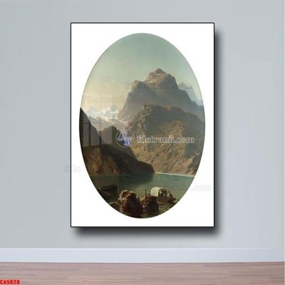 Ảnh mô tả file gốc in mica Tranh sơn dầu phong cảnh châu âu CA5628