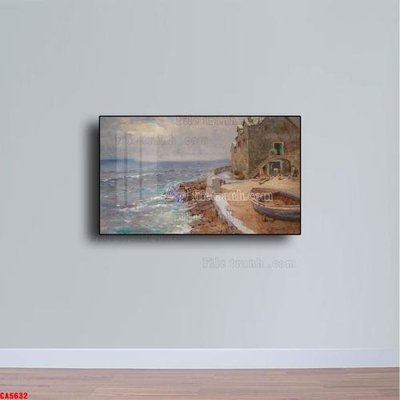 File tranh trang trí Tranh sơn dầu phong cảnh châu âu CA5632 (file gốc)