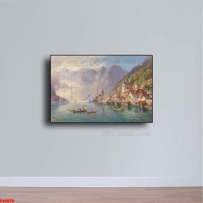 Tải file Tranh sơn dầu phong cảnh châu âu CA5635 (gốc) làm file quảng cáo