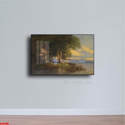 File tranh Tranh sơn dầu phong cảnh châu âu CA5706 (gốc) chủ đề động vật
