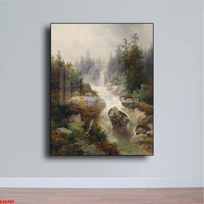 File tranh Tranh sơn dầu phong cảnh châu âu CA5707 (ảnh gốc) sắc nét hoàn hảo