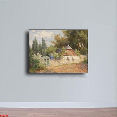 Download file Tranh sơn dầu phong cảnh châu âu CA5729 (gốc) in mica đèn LED