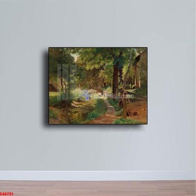 Tải file Tranh sơn dầu phong cảnh châu âu CA5731 (ảnh gốc) in gạch men