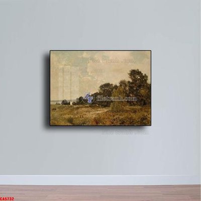 File tranh in trần Tranh sơn dầu phong cảnh châu âu CA5732 (ảnh gốc siêu nét)