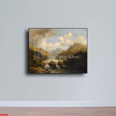 File tranh Tranh sơn dầu phong cảnh châu âu CA5787 (gốc) chủ đề tĩnh vật