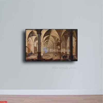 File tranh Tranh sơn dầu phong cảnh châu âu CA5794 (gốc) chủ đề động vật