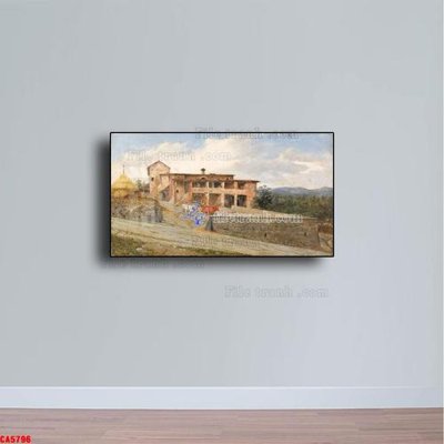 Tải file Tranh sơn dầu phong cảnh châu âu CA5796 (ảnh gốc) in gạch men