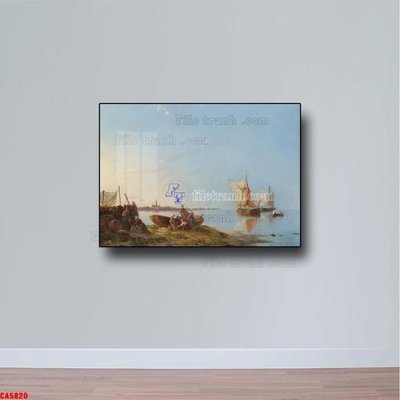 File tranh Tranh sơn dầu phong cảnh châu âu CA5820 (ảnh gốc) in trần nhà