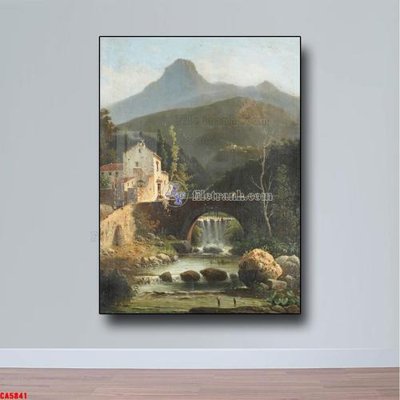 Tải file Tranh sơn dầu phong cảnh châu âu CA5841 (ảnh gốc) in gạch men