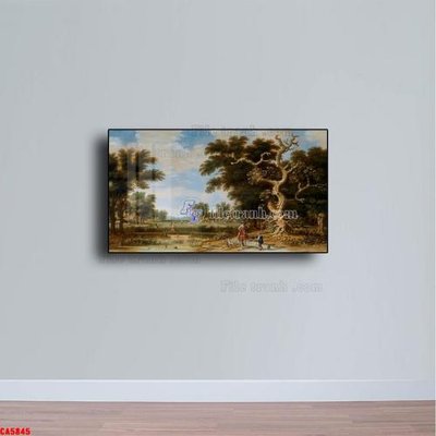 Tải file gốc Tranh sơn dầu phong cảnh châu âu CA5845 (để in lụa)