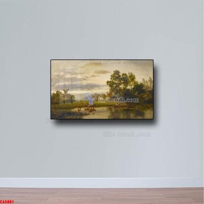 Tải file Tranh sơn dầu phong cảnh châu âu CA5861 (ảnh gốc) 300dpi Tranh sơn dầu phong cảnh châu âu CA5861