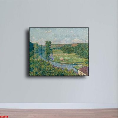 File gốc Tranh sơn dầu phong cảnh châu âu CA5918 (in lụa) chi tiết cao
