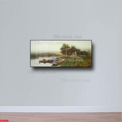 File PSD Tranh sơn dầu phong cảnh châu âu CA5938 (nguyên bản) cho thiết kế