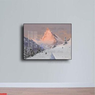 File PSD Tranh sơn dầu phong cảnh châu âu CA5940 (bản gốc) cho nhà in