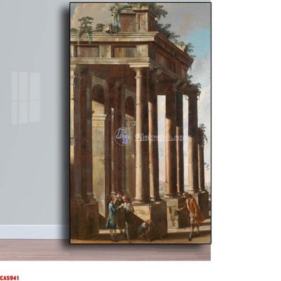 File gốc Tranh sơn dầu phong cảnh châu âu CA5941 (ảnh chi tiết) để in trần