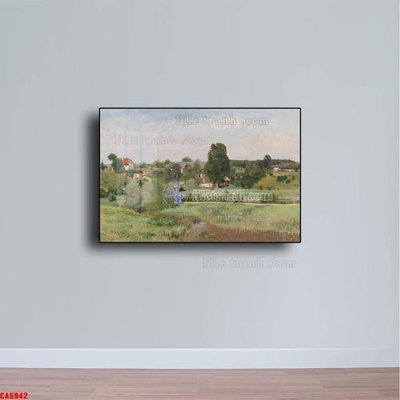 File tranh Tranh sơn dầu phong cảnh châu âu CA5942 (bản gốc) in lụa 5D