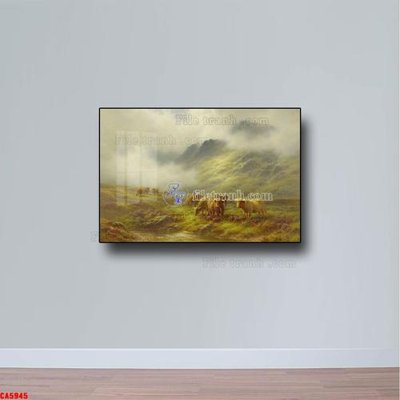 File PSD Tranh sơn dầu phong cảnh châu âu CA5945 (bản gốc) độ phân giải cao