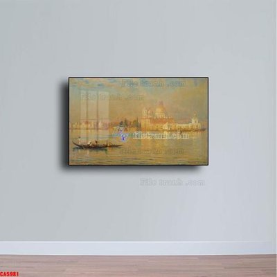File tranh Tranh sơn dầu phong cảnh châu âu CA5981 (ảnh gốc) độc quyền