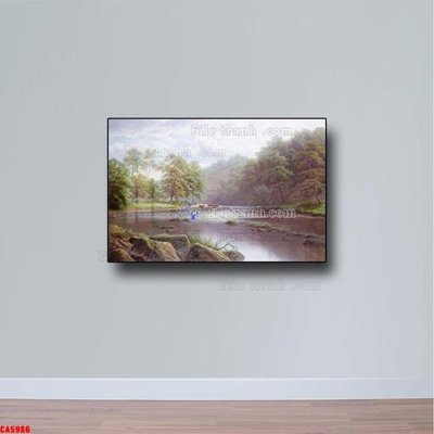 File gốc Tranh sơn dầu phong cảnh châu âu CA5986 (Filetranh.com) Tranh sơn dầu phong cảnh châu âu CA5986