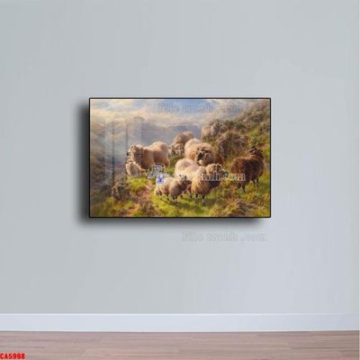 Mua file tranh gốc Tranh sơn dầu phong cảnh châu âu CA5998 tại Filetranh.com