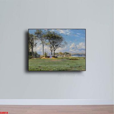 Hình ảnh file gốc in lụa Tranh sơn dầu phong cảnh châu âu CA6018