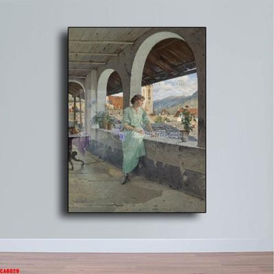 Download file ảnh gốc Tranh sơn dầu phong cảnh châu âu CA6029 để in ấn